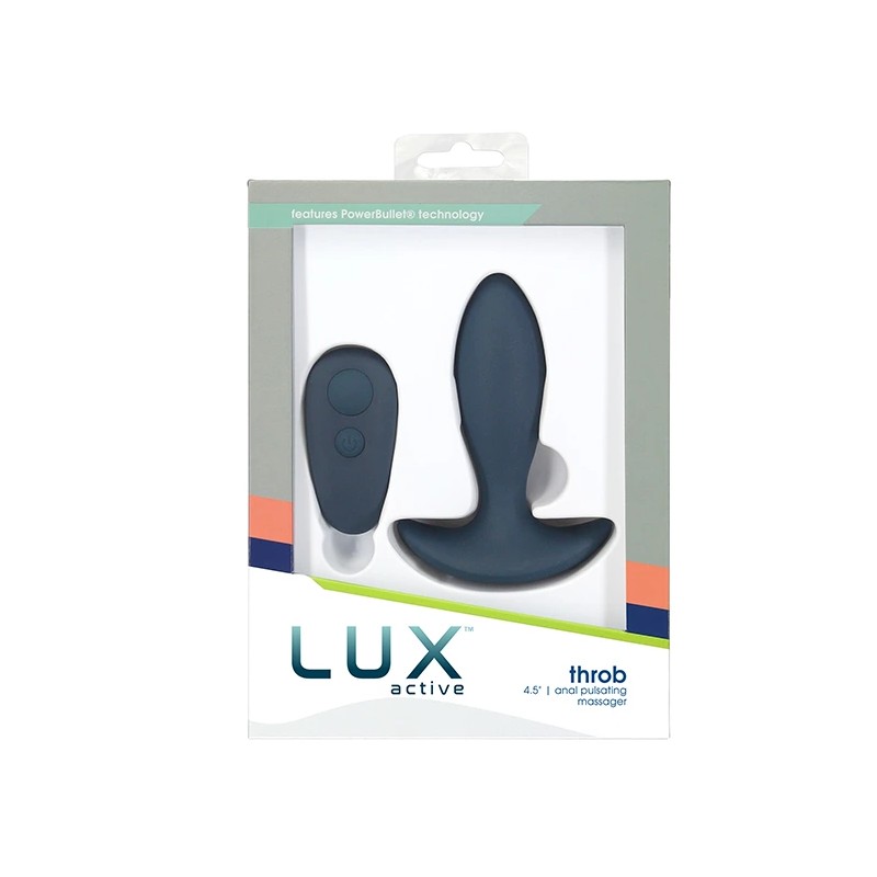 Plug analny pulsujący - Lux Active Throb